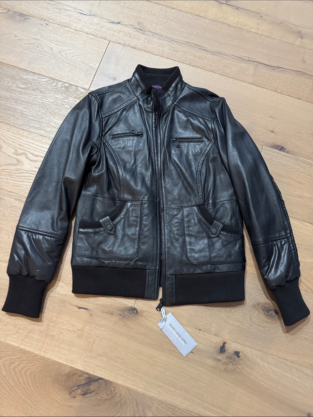 Marc New York Andrew Mark
Women’s leather bomer jacket
